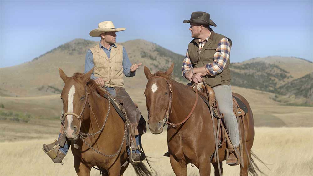 Kevin rides with Cooper Hibbert in Montana