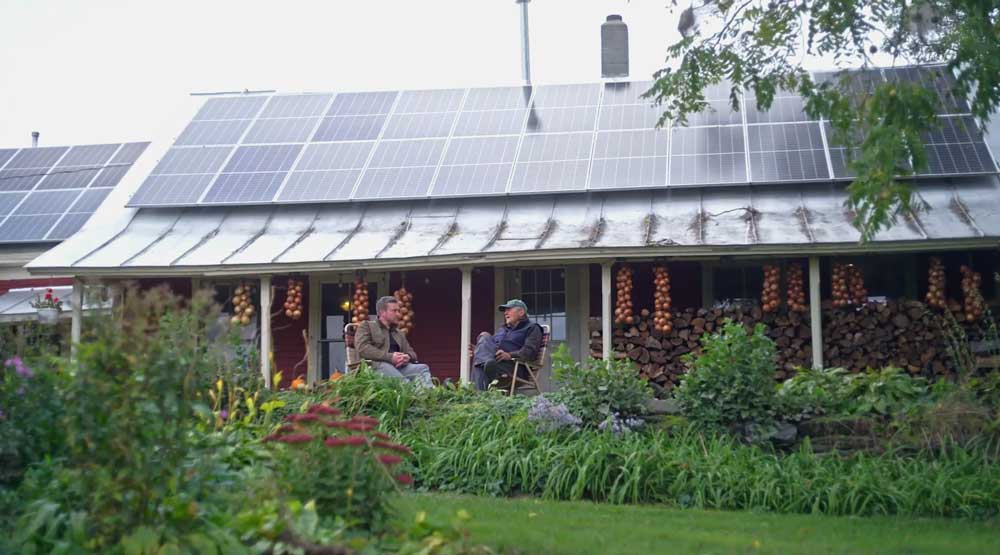 Kevin Talking with Peter Chap in Vermont
