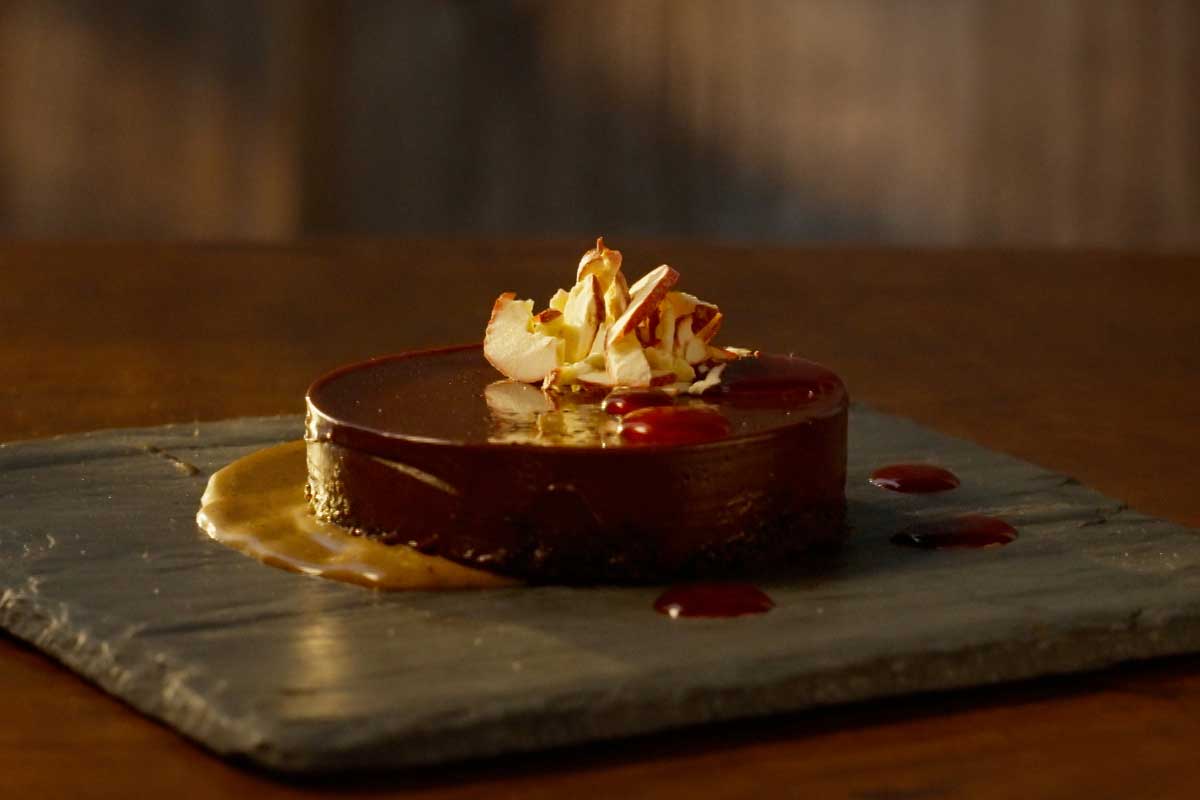 Heavenly Chocolate Budino with Chicory Root Anglaise and Hawthorn Berry | Wild Foods with Kevin Chap on PBS